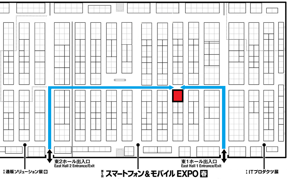 スマートフォン＆モバイルＥＸＰＯ案内図