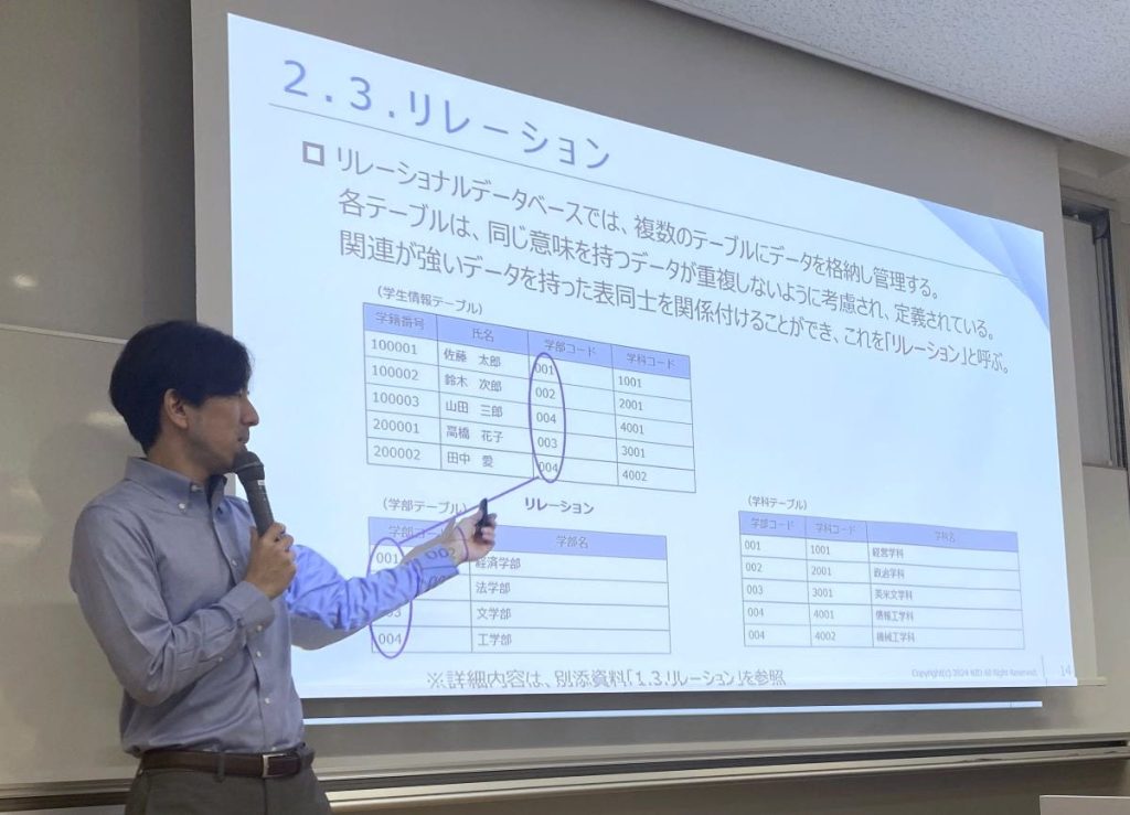 当社天野の講義の様子画像