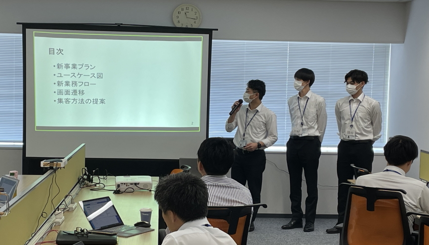 成果発表会の様子